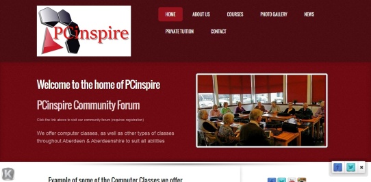 3 pcinspire home page